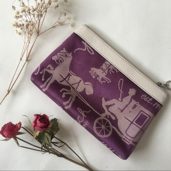 Purple Coach Clutch - Picture 3 of 4